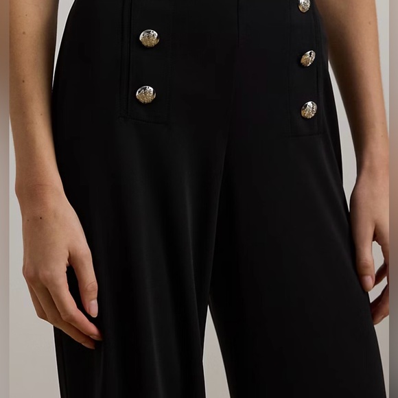 Maje NWT high waisted sailor pants. Tuxedo style Wool with lining. NWT 28 - Picture 2 of 5